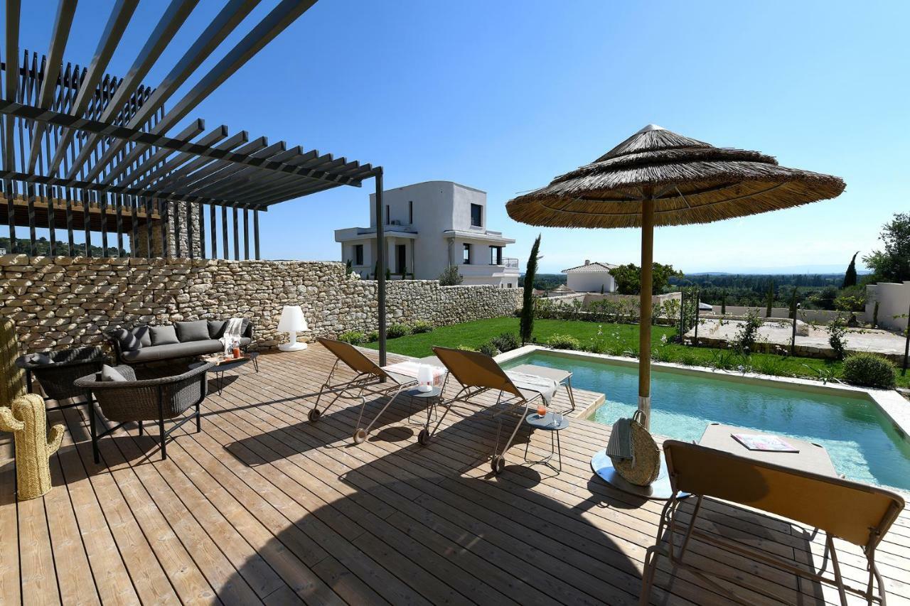 Les Loges En Provence "Villa Garrigue" Villeneuve-lès-Avignon Exteriör bild
